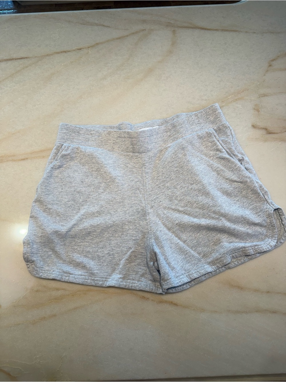 Peter Millar Heather Gray Athletic Lounge Shorts
